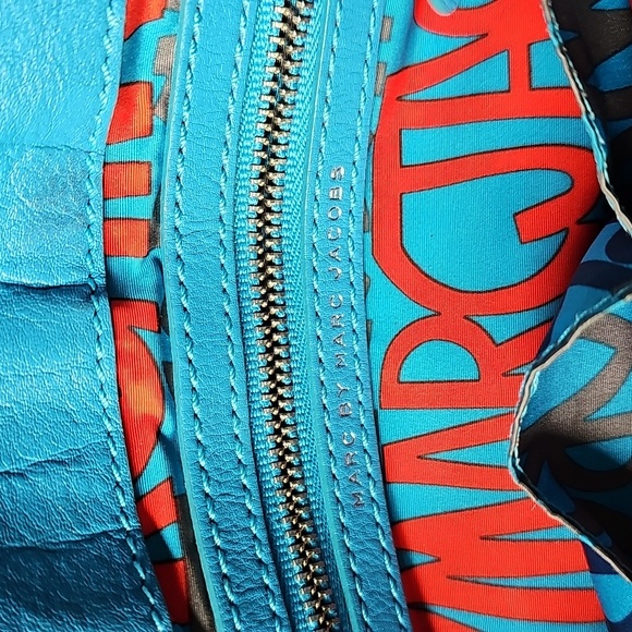 Final $! Marc Jacobs Bright Blue Crossbody Bag - Picture 7 of 10